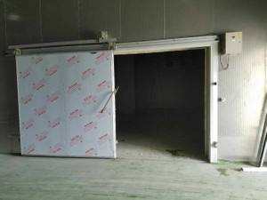 Cold room door-Sliding door with stainless steel